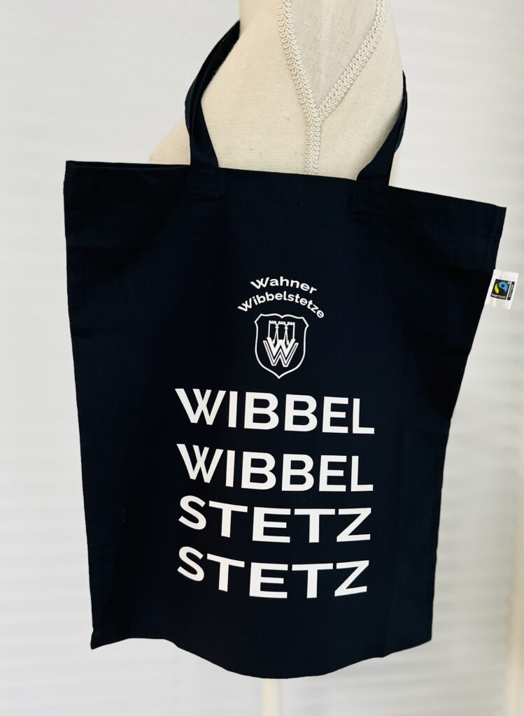 Wibbelstetz Jute Beutel, navy